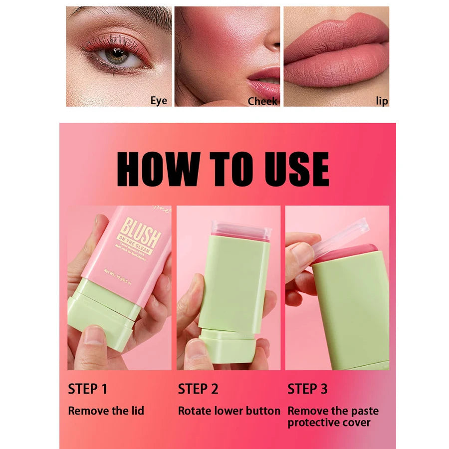 Multi Functional Blush Stick Waterproof Long Lasting