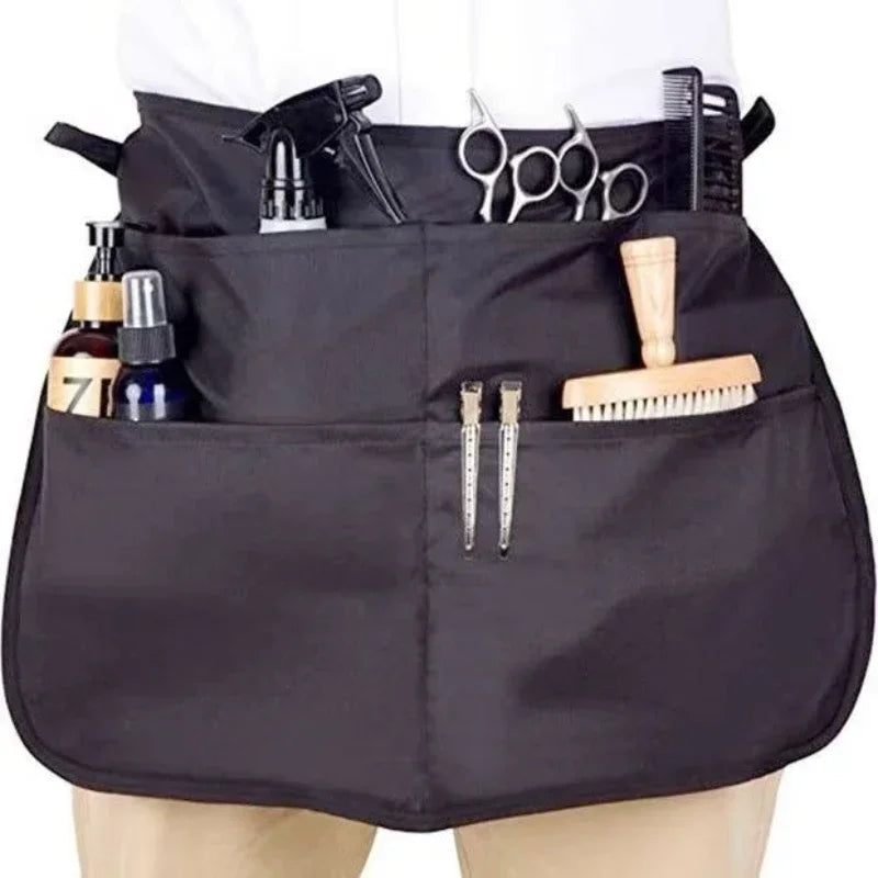 Hairdresser Apron Black Professional Waterproof  Apron Hair Salon Tools