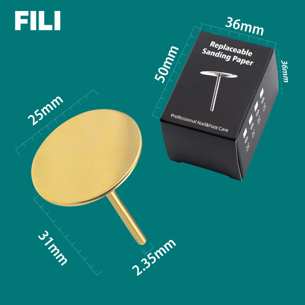 Professional Replaceable Sanding Paper 25 MM Pedicure Disc 
Foot Dead Skin Cuticle Callus Removal Foot Rasp Files Sandpaper Tools