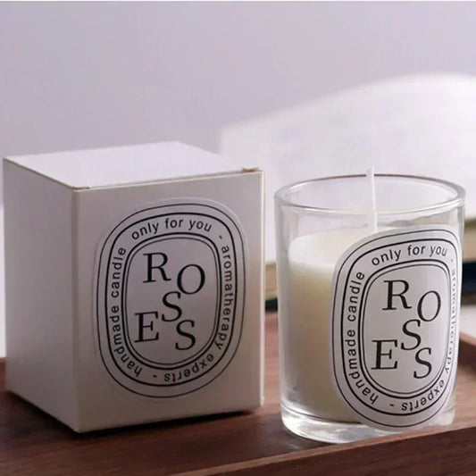 Romantic Vanilla Scented Fragrance Candle  Gift Scented Aromatic Candles