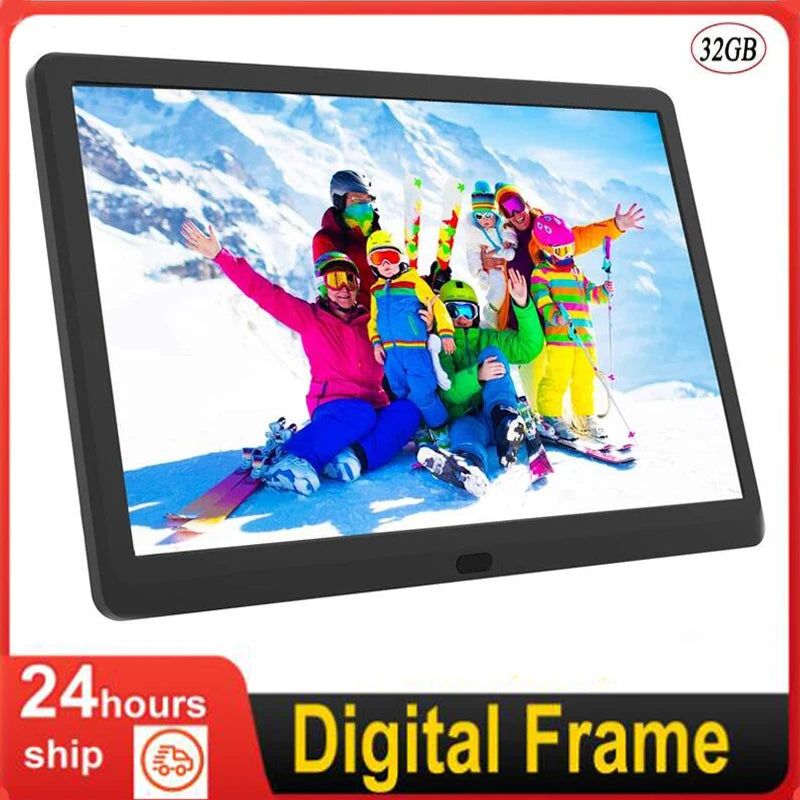 10 Inch Digital Photo Frame with 1280x800 IPS 
Screen Digital Picture Frame with 1080P Video Music Slideshow