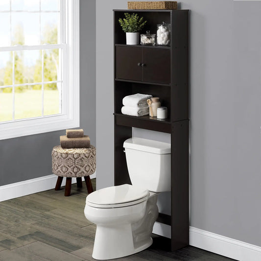 Bathroom cabinet，Over-The-Toilet Bathroom Space Saver Storage Cabinet, 3 layer