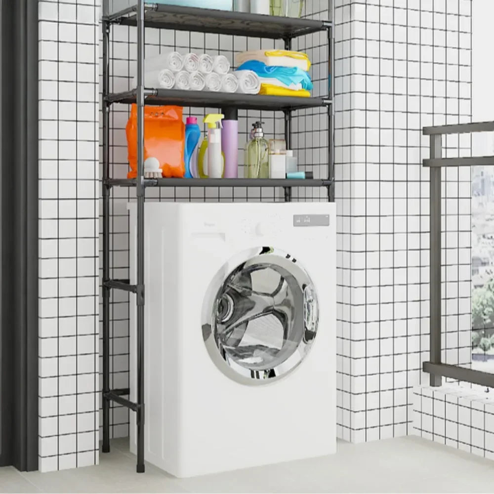 Toilet Storage Rack, Multilayer Washing Machine Shelf Multifunctional Bathroom Accessories