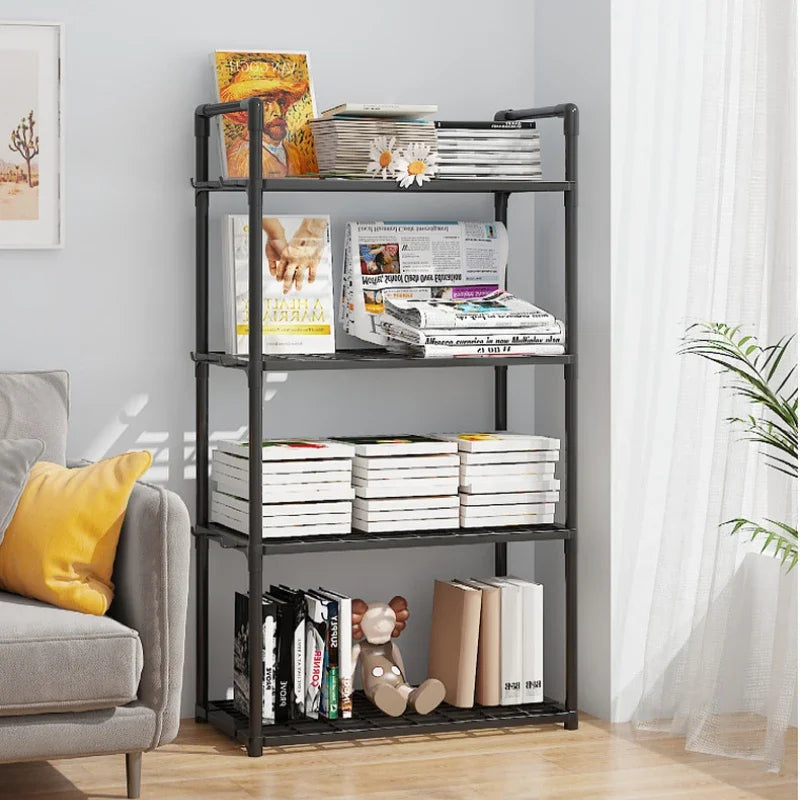Floor Standing Storage Rack Kitchen Bathroom Microwave Rack Multi Functional