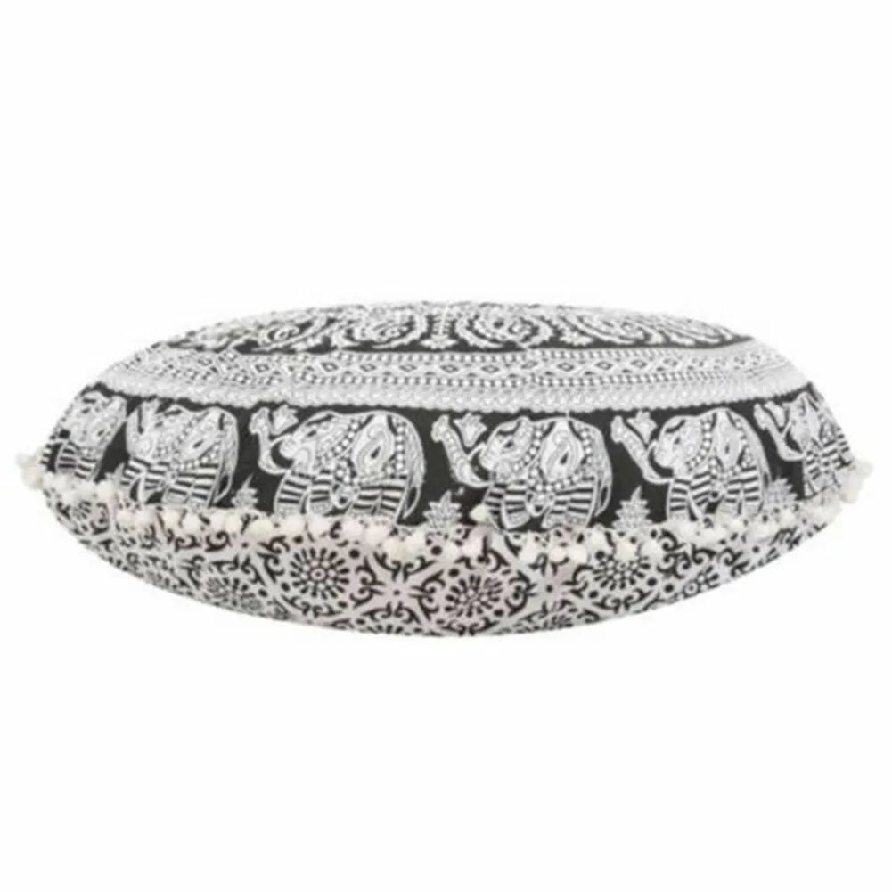 Round Pattern Pillowcase 
Bohemian Cushion Cover 
Cover For Home Hotel Bar Car Decorate