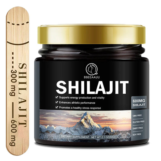 60g 100% Himalaya Pure Shilajit Resin Original Mineral Health Supplement 
Non-GMO Brain Memory Cognitive Energy Health
