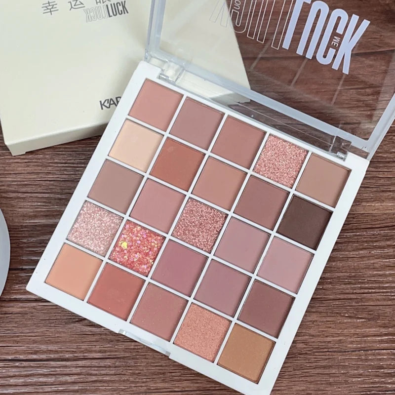 Cool Low Saturation 25 Color Eyeshadow Plate 2024 New Pearl Matte Color