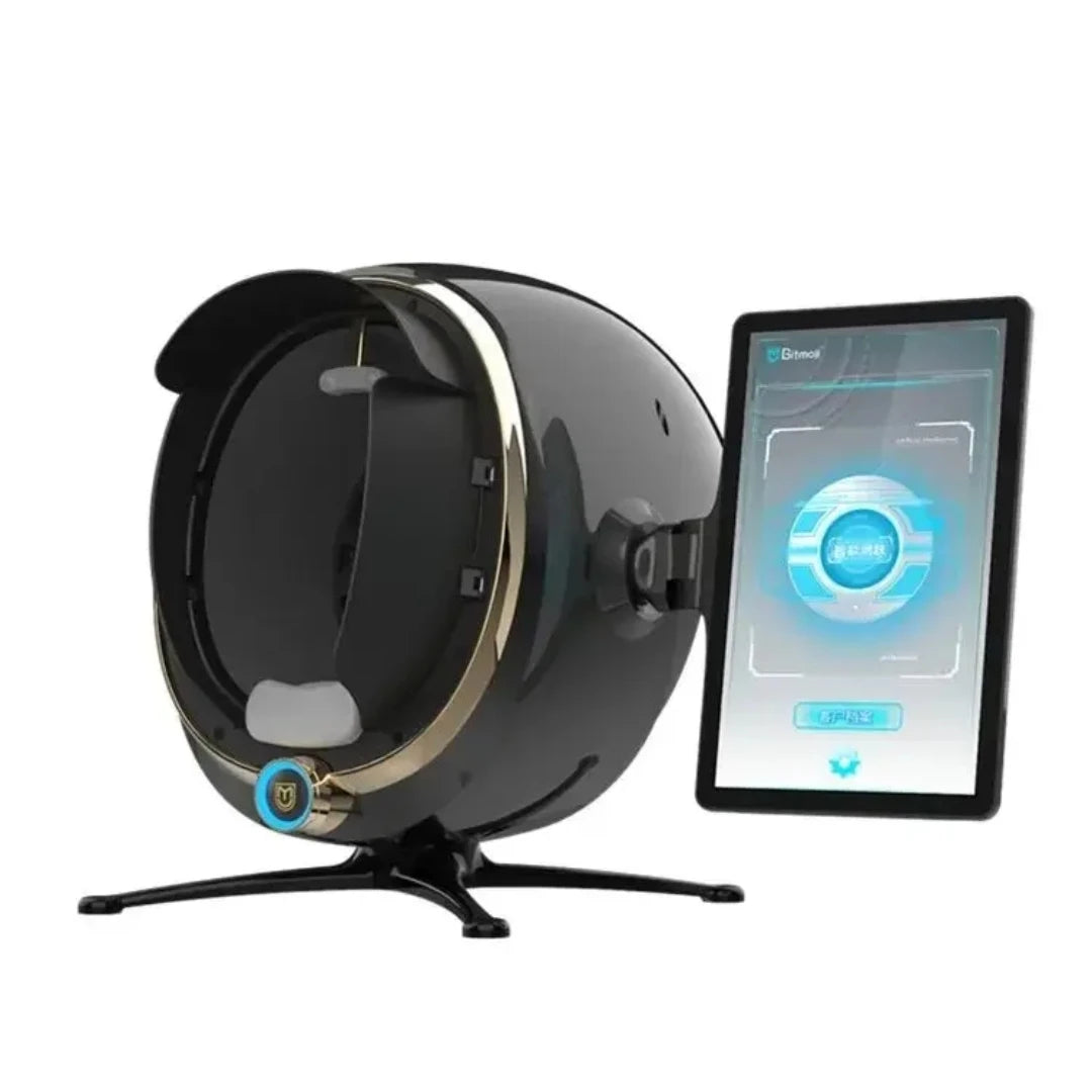 3D Skin Scanner Care Facial Analyzer Portable Detector Face Camera Test Analysis