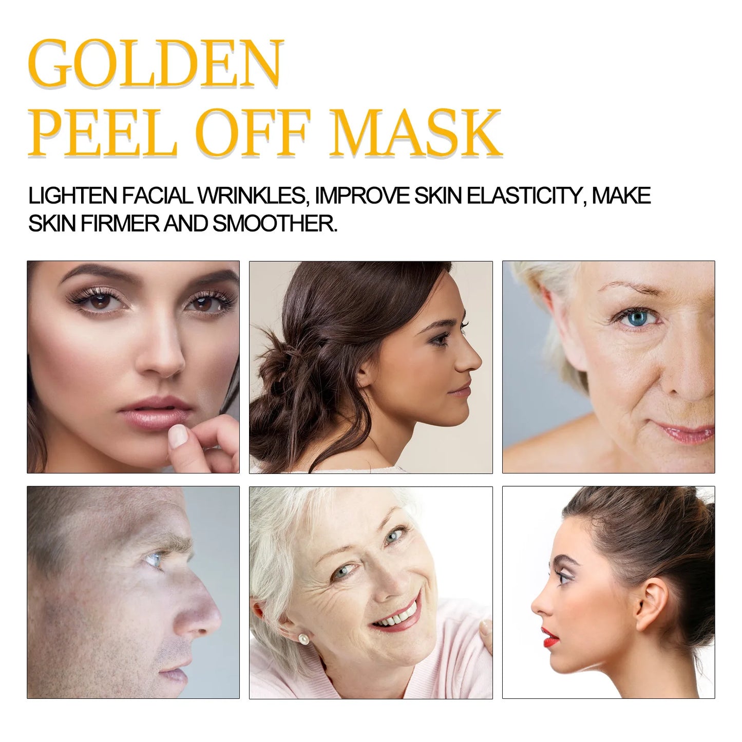 Golden Peel off Mask 98% Remove Blackhead Acne 
Anti Wrinkle Lifting Firming Oil Control Cleansing Pores Shrinking Face Skin Care