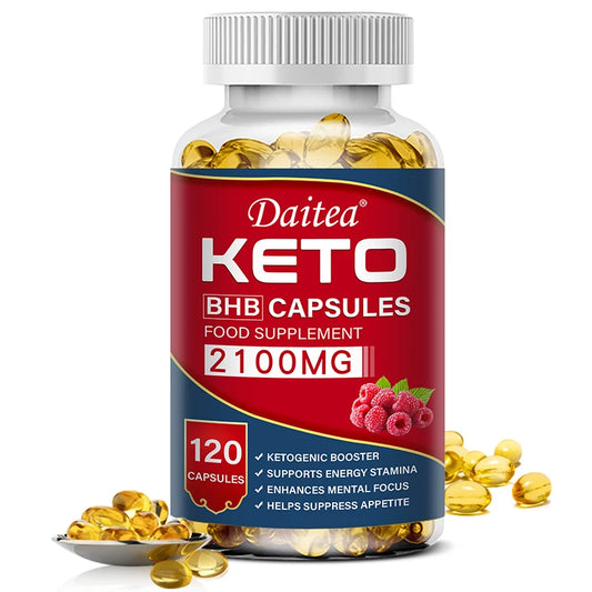 Daitea Fat Burning Ketone Soft Capsules - 
Helps to better decompose body calories, control weight and maintain health