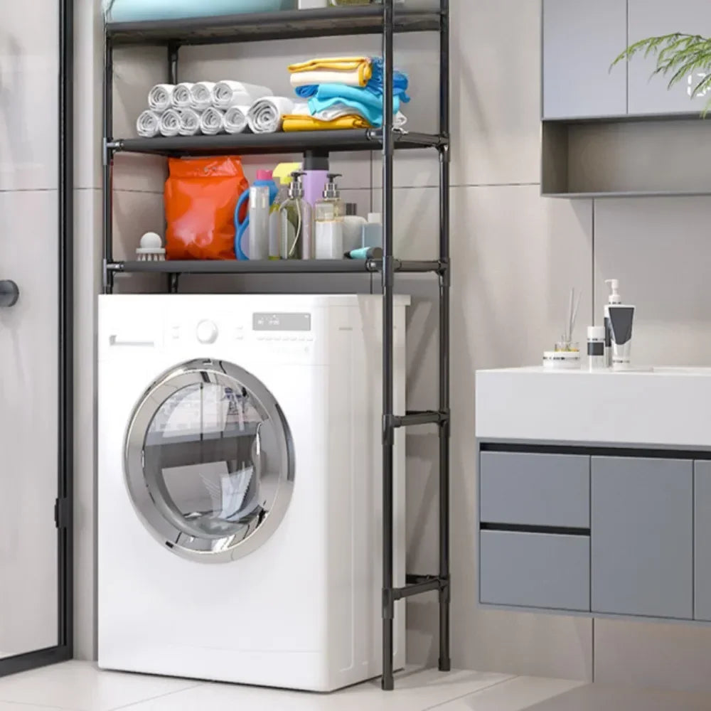 Toilet Storage Rack, Multilayer Washing Machine Shelf Multifunctional Bathroom Accessories