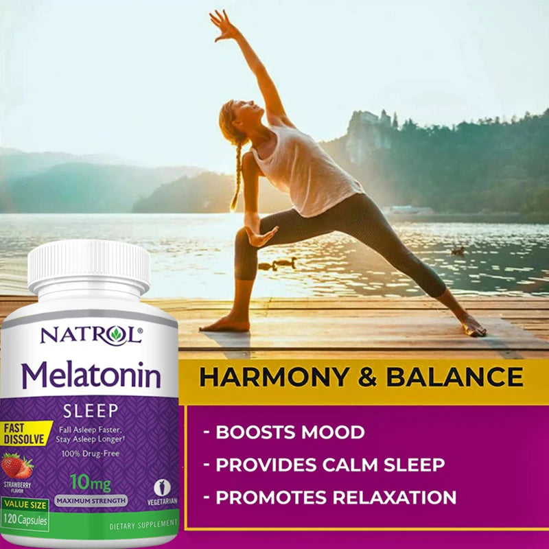 10mg Melatonin Sleep Supplement Solve Sleep Problems