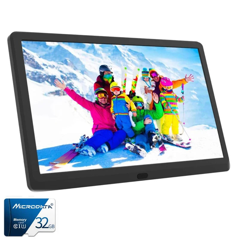 10 Inch Digital Photo Frame with 1280x800 IPS 
Screen Digital Picture Frame with 1080P Video Music Slideshow