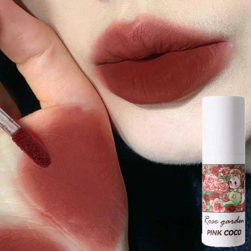 Lip Mud Liquid Lipstick Waterproof Nude Lip Gloss Long Lasting