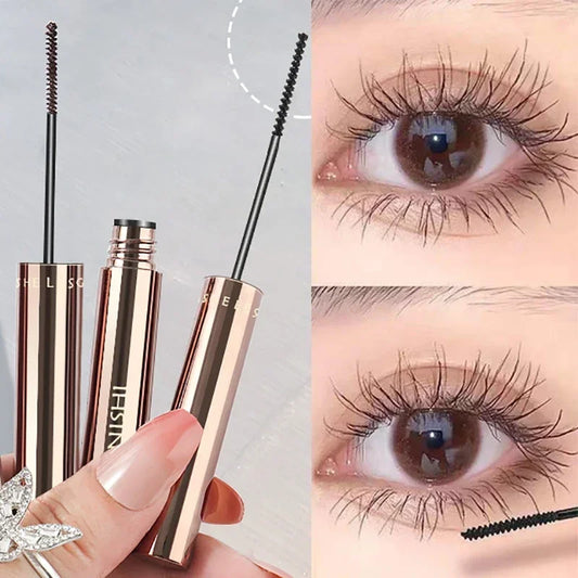 Silk Fiber Matte Mascara Makeup Ultra-Fine Brush Lengthens Eyelashes