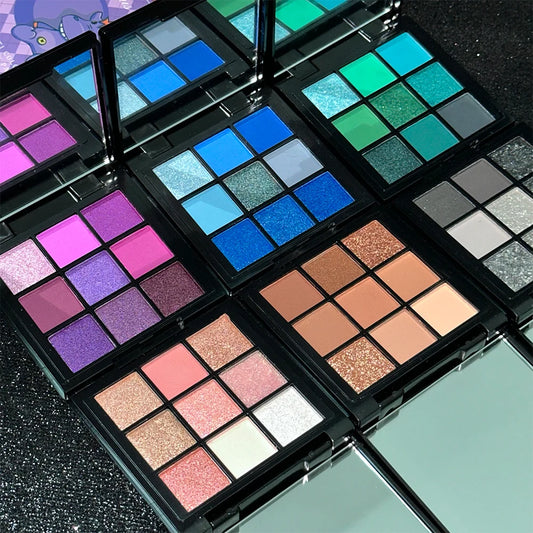 Eyeshadow Palette Purple Glitter Pearlescent Matte Eye Shadow Shimmer
