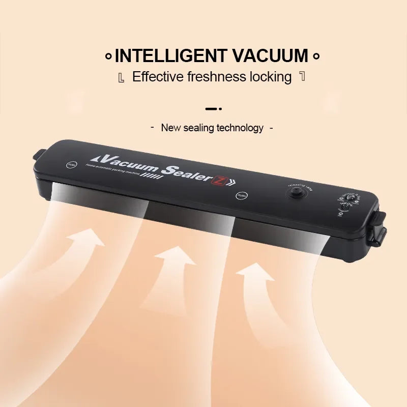 Electric Vacuum Sealer Food Sealer Machine 
Foods Fresh Storage Vacuum Sealer Machine Plastic Bags Sealer For Storage Food