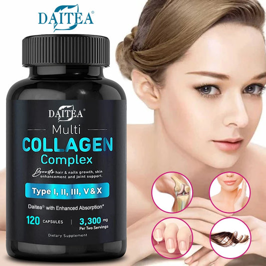 Collagen Complex  Hair, Skin, Nails, Joint Health - Hydrolyzed Collagen for Men and Women