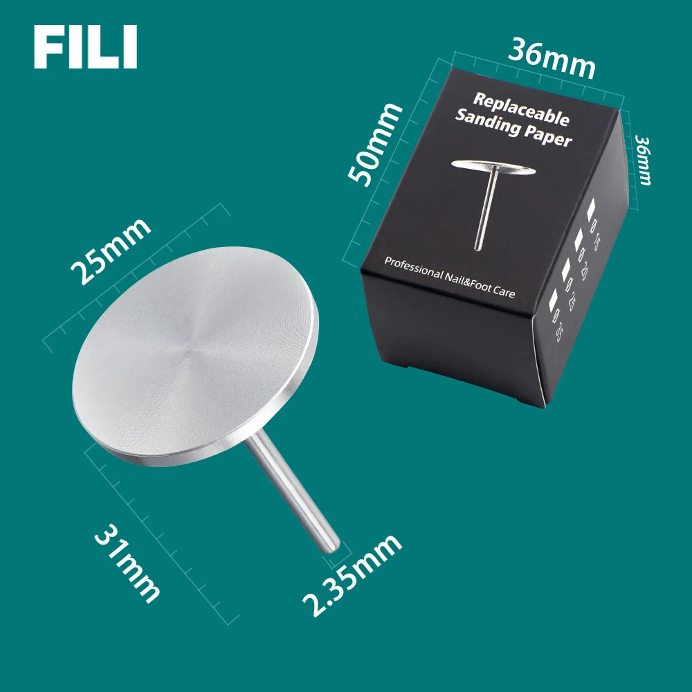 Professional Replaceable Sanding Paper 25 MM Pedicure Disc 
Foot Dead Skin Cuticle Callus Removal Foot Rasp Files Sandpaper Tools