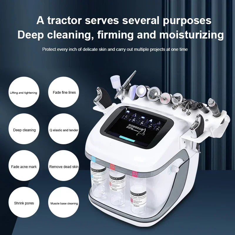 New Arrival! 10 In 1 H2o2 Aqua Peeling Lift Skin Bubble Moisturizer
 Oxygen Hydrofacial Machine, Skin Care Cleansing Facials