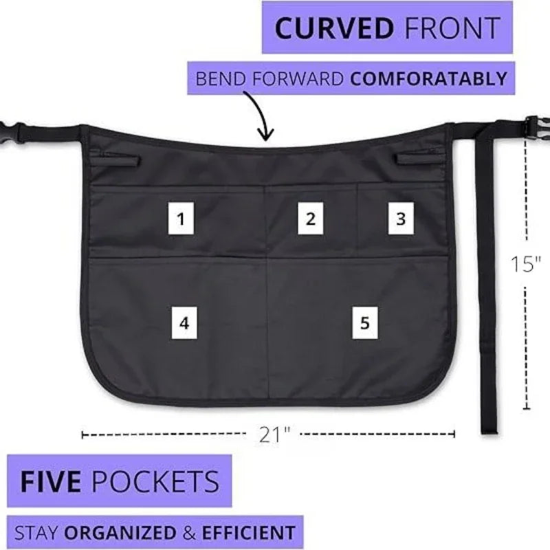 Hairdresser Apron Black Professional Waterproof  Apron Hair Salon Tools
