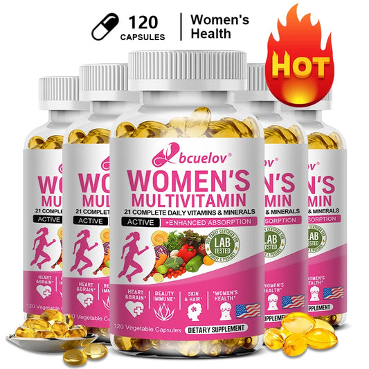 Multivitamin - Improves Nutrient Absorption, Heart Health,
 Natural Energy Support, Whole Food Supplement, Non-GMO, Gluten Free