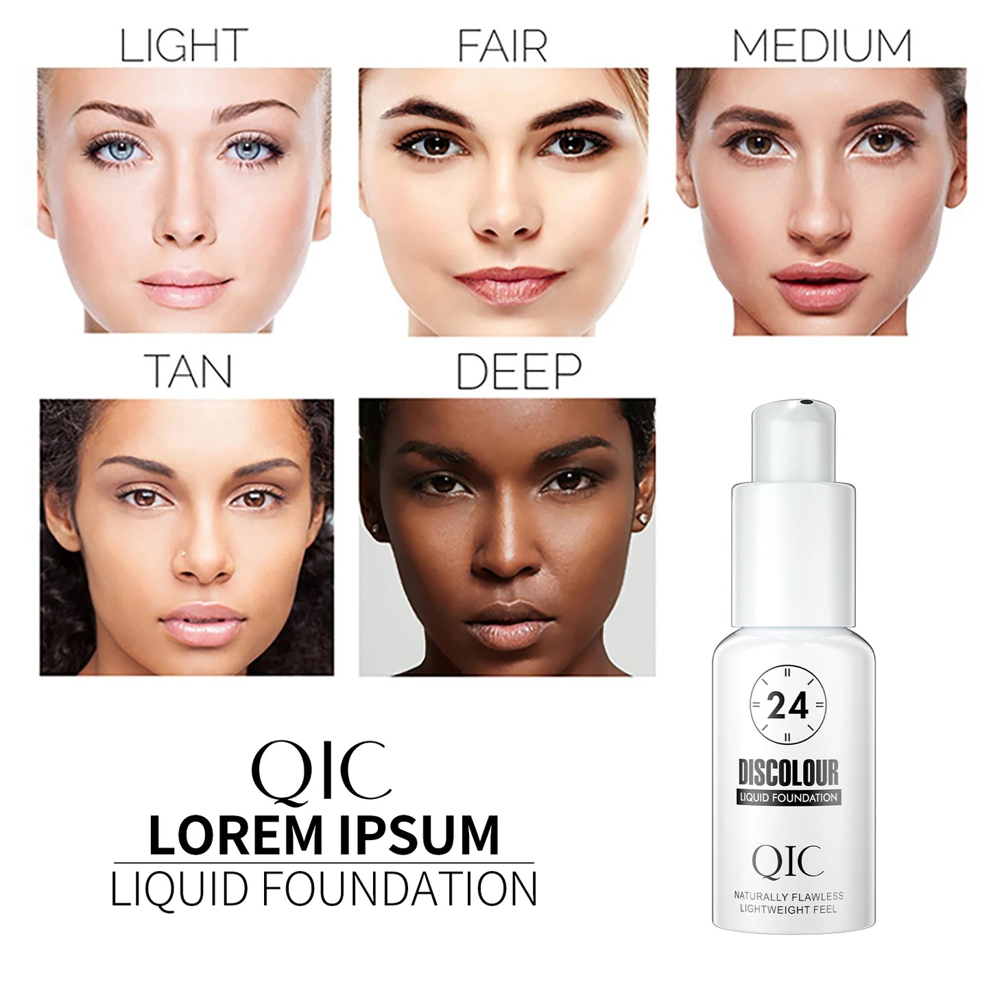 Magic Color Changing Foundation Liquid Soft Matte Long Lasting Hydrating Makeup Base