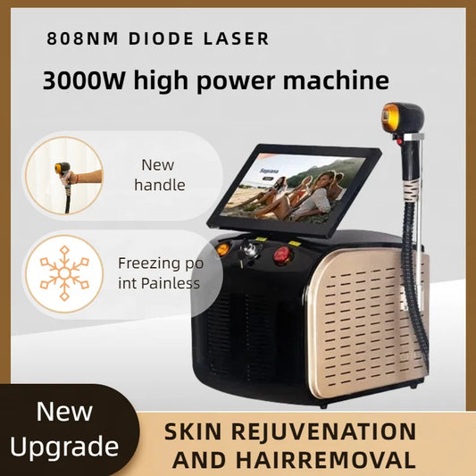 Portable Diode Ice Titanium Laser Hair Removal Machine
Professional Permanent Alexandrite Device 808nm 5 Waves